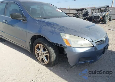 2007 Honda Accord 2.4 Ex из США, поврежденный, VIN 1HGCM56877A007478